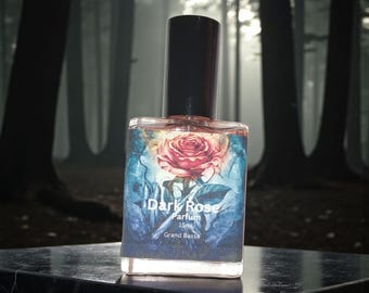 Luxurious Dark Rose Floral Perfume for Fall Season with Powdery Notes