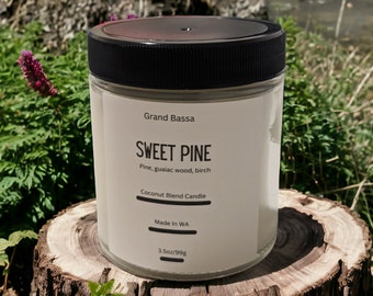 Sweet pine candle