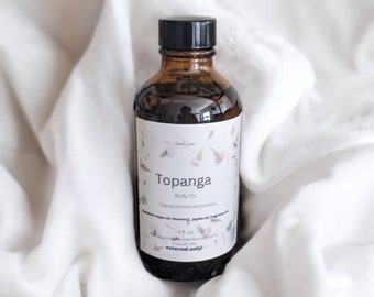 Topanga Body Oil- Cognac and Cinnamon