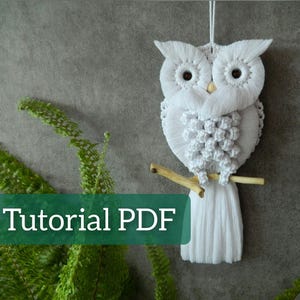 Do it yourself, Macrame wall hanging pattern for beginners, Macrame owl tutorial, Small tapestry, Therapy office decor, Above bed wall decor