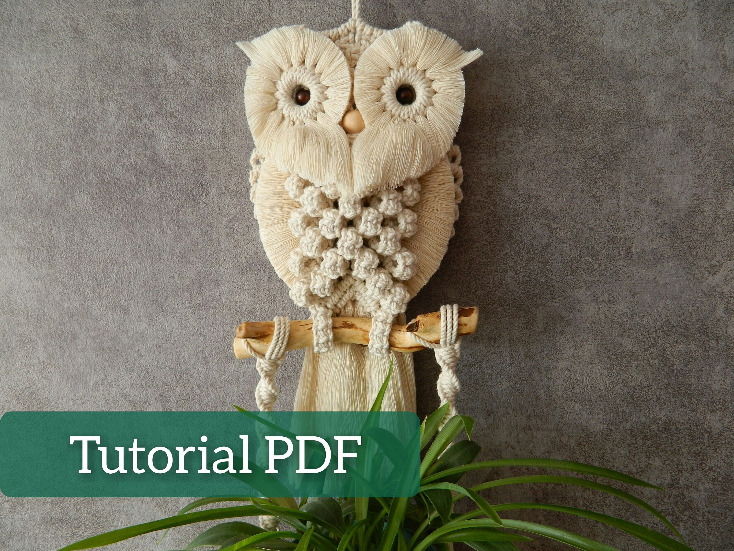 Macrame Pattern - PDF Download - Mini Owl Keychain - ENGLISH – Macrame  Spaghetti