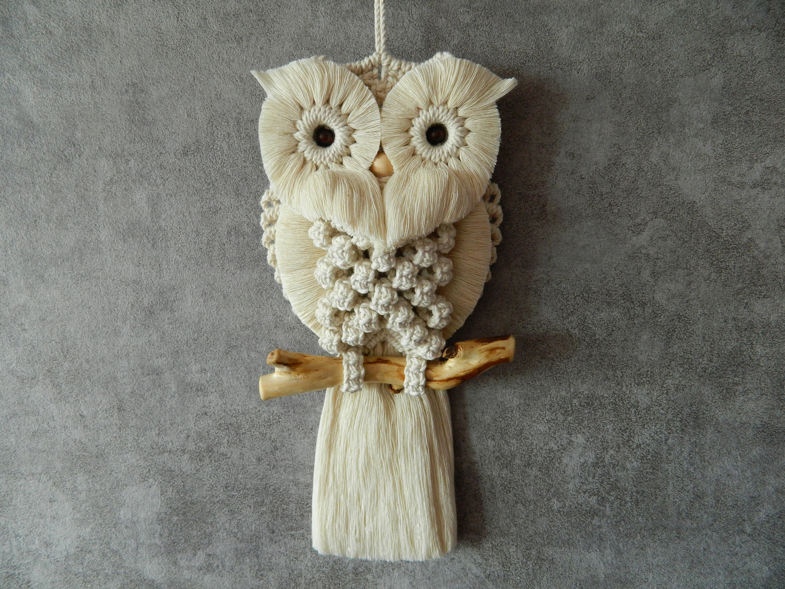 Macrame Wall Hanging Pattern Macrame Owl Tutorial for - Etsy