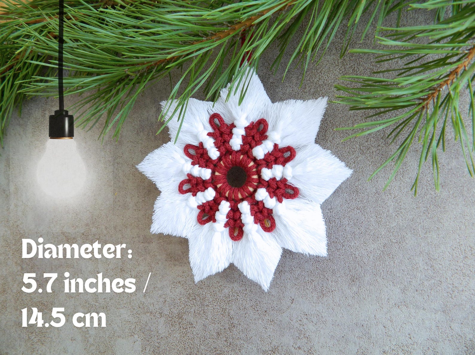 Macrame Pattern, Easy Snowflake Tutorial PDF, Do It Yourself Star ...