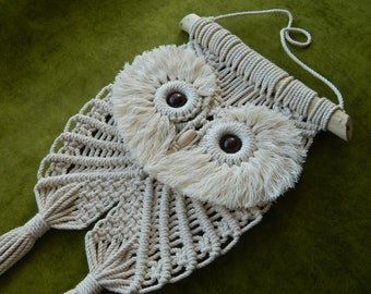 Macrame Owl Pattern: Easy DIY Wall Art (PDF Pattern), Do it yourself apartment decor