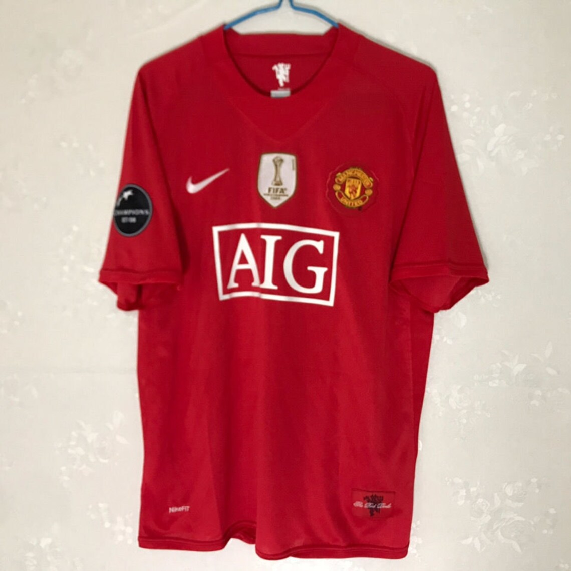 Manchester United 0809 Home 7 Ronaldo soccer shirt Etsy