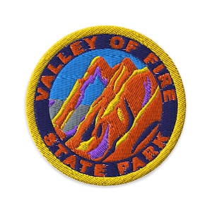 Valley Of Fire Embroidered Patch