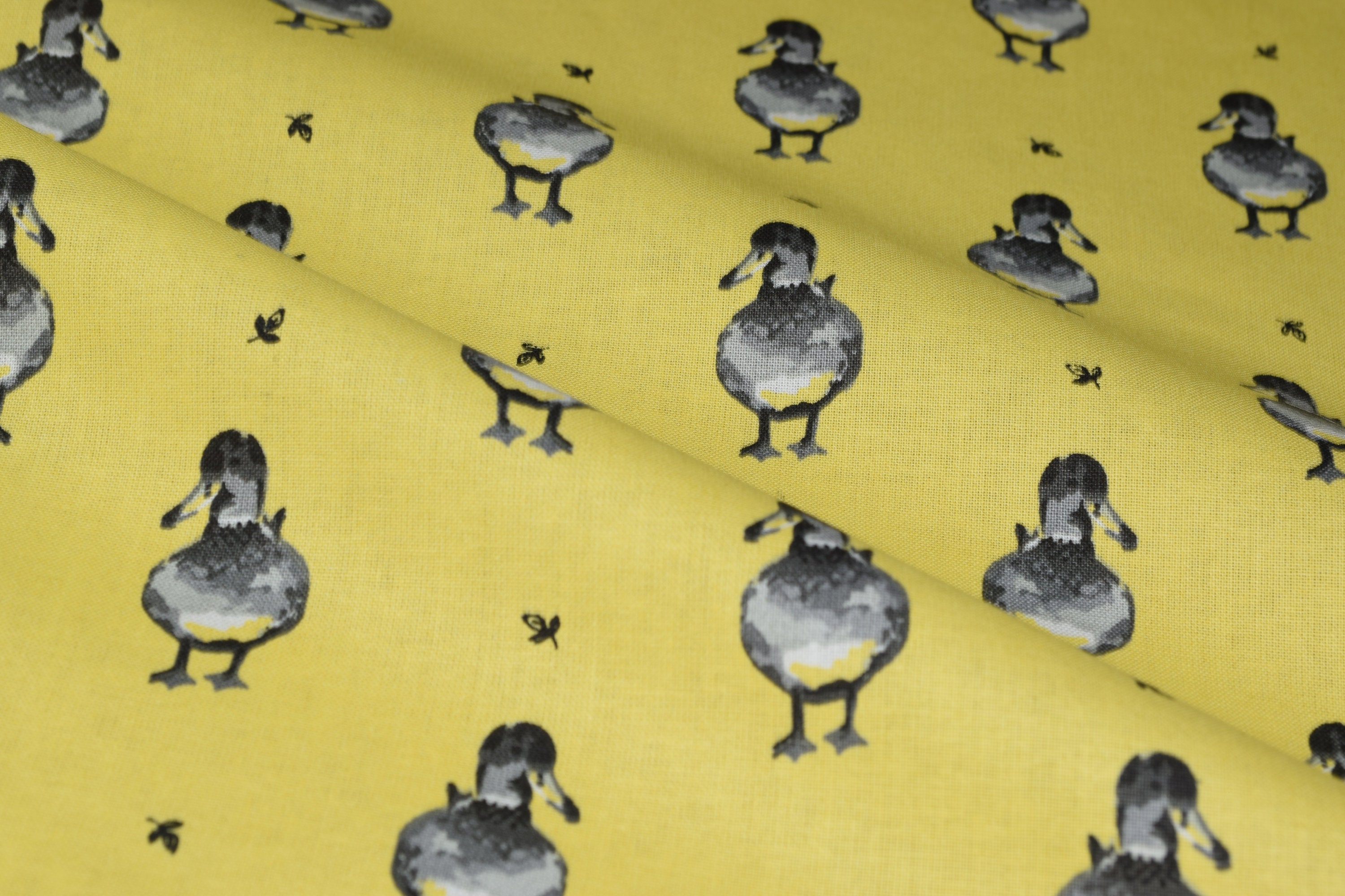 Printed 100 Cotton Cute Duck Print 135cm Wide High Quality Etsy