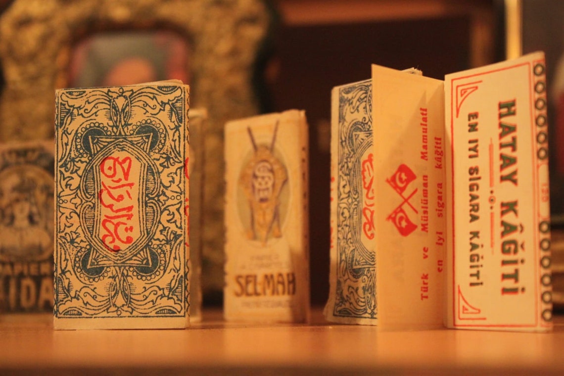6 pieces antique cigarette papers Etsy