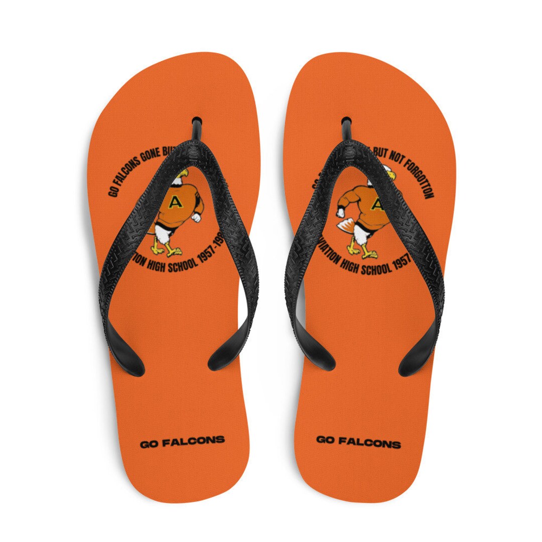 Aviation High School Redondo Beach Orange FlipFlops Etsy 日本
