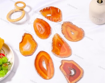 Natürliche Achat Scheibe Windspiele, Gartendekoration Windspiele, Geschenk für sie, Wohnkultur, Wanddekoration, Kristallgeschenke, Sommergeschenk, Hochzeitsgeschenk.