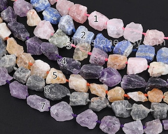 HOT Sale ! Aquamarine Blue Color Crystals Glass And Natural Crystal Quartz Rough Nuggets Chunky Beads Organic Raw Energy Stones