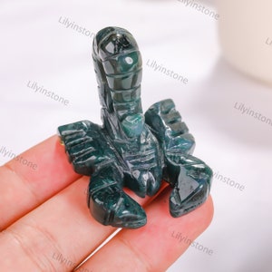 2.0inch ,Natural Crystal Scorpion Figurine, Healing Crystal, Animal Decor Gifts, Carving Gemstone Scorpion Decor ,Crystal Animal,Home decor.