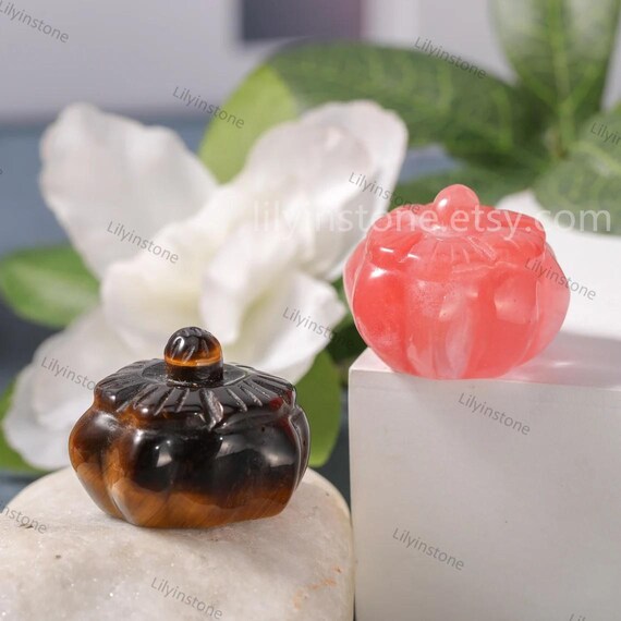 Amuleto Ciondolo Zucca Di Cristallo Curativo Reiki Dei 7 Chakra - Foto 3