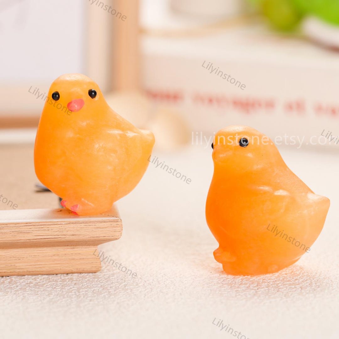 Yellow Chicken Figurine ,home Decor ,yellow Calcite Figurine ,gemstone ...
