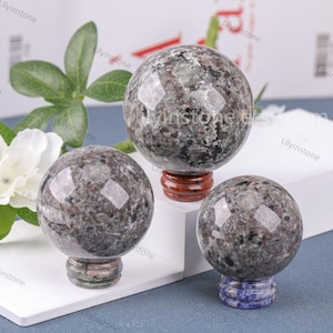 50-70mm,Natural Yooperlite Sphere Three Dimension,Gemstone Ball, Crystal Ball Decor,Stone Sphere,Healing Stone,Meditation Stone,Home Decor