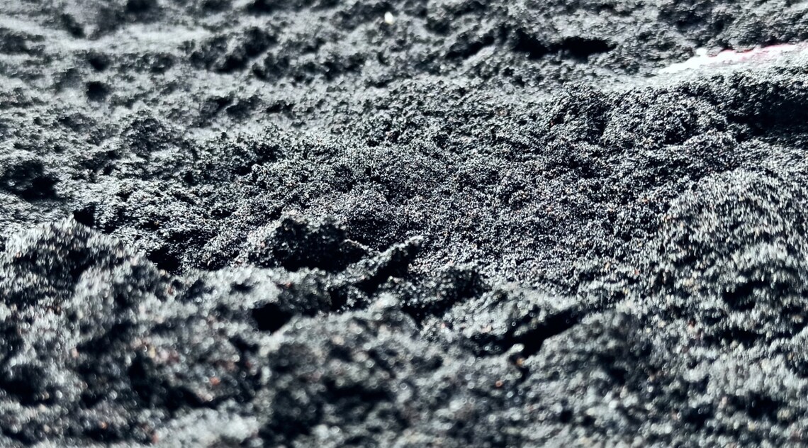 Black Sand Shining Natural Sand Handcraft Sand Brilliant Etsy Hong Kong