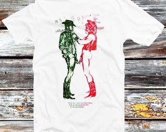 Cowboys Naked Worn By Sid Vicious Gay Retro Vintage Hipster Unisex T Shirt 1151