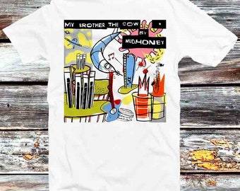 Mudhoney My Brother The Cow T Shirt Vintage Retro Cool Gift Mens Womens Unisex Cartoon Anime Top Tee B844