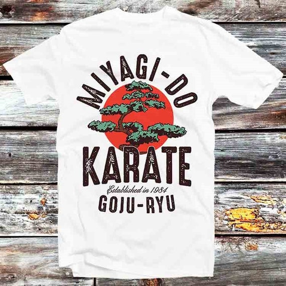 Vintage Retro Miyagi-Do Karate Distress T-Shirt Kid Tee Vintage Retro Miyagi-Do Karate Distress T-Shirt Kid Tee