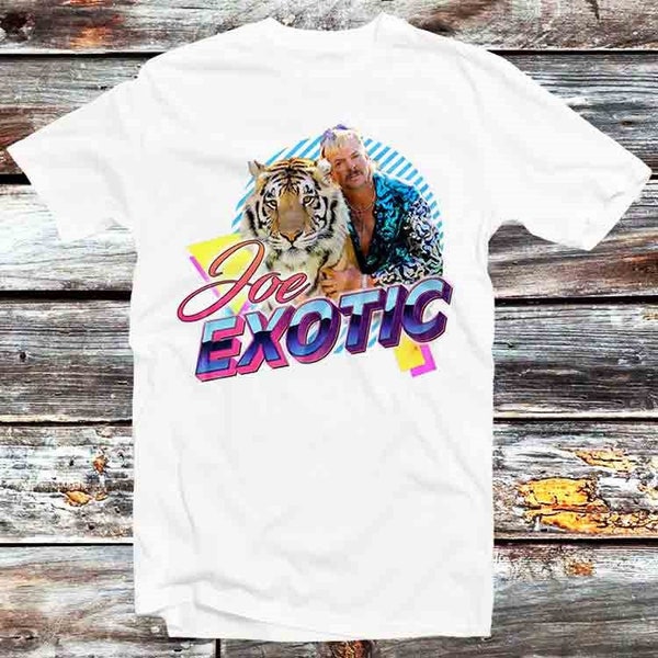 Joe Exotic Free Tiger TV 80er Jahre T Shirt Vintage Retro Cooles Geschenk Mens Womens Unisex Cartoon Anime Top T-Shirt B809