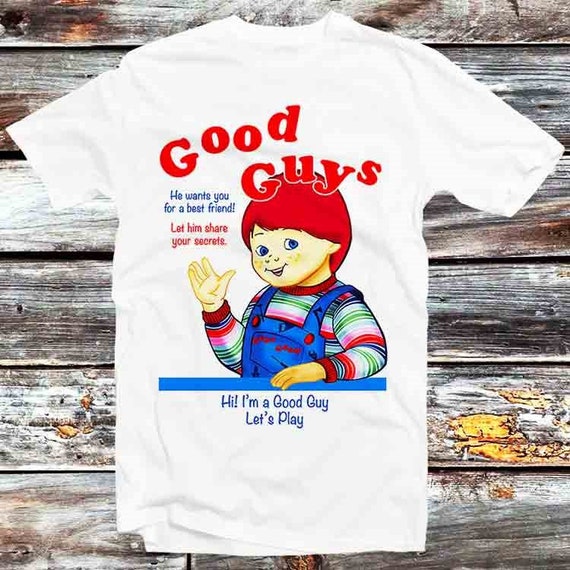 Good Guys Chucky Childs Play Horror Cult 80s Film T Shirt Vintage Retro Cool Gift Mens Womens Unisex Cartoon Anime Top Tee B550 Etsy