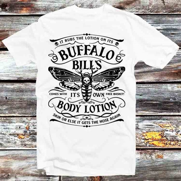 Buffalo Bill’s Body Lotion It Rubs The Lotion On T Shirt Vintage Retro Cool Gift Mens Womens Unisex Cartoon Anime Top Tee B755