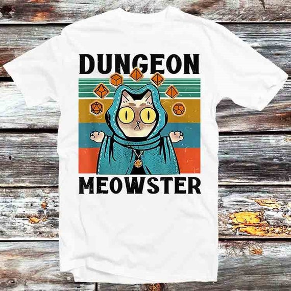 Dungeon Meowster Funny-Dnd Gamer-Cat-D20 Gift T-Shirt Dungeon Meowster Funny-Dnd Gamer-Cat-D20 Gift T-Shirt