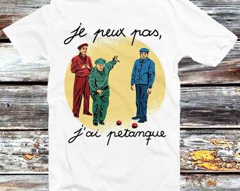 Tee shirt personnalisé petanque hot sale
