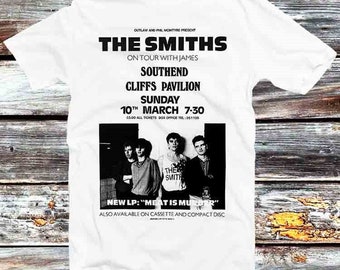 The Smiths On Tour Live Concert Southend T Shirt Vintage Retro Cool Gift Mens Womens Unisex Cartoon Anime Top Tee B906