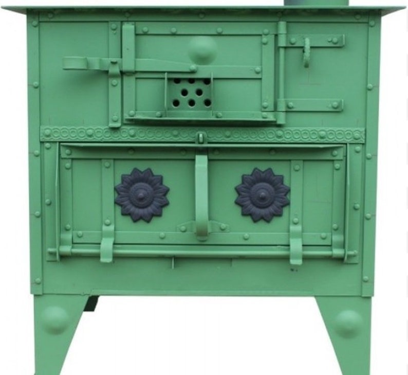 Green Wood Burning Stove and Cooker Etsy