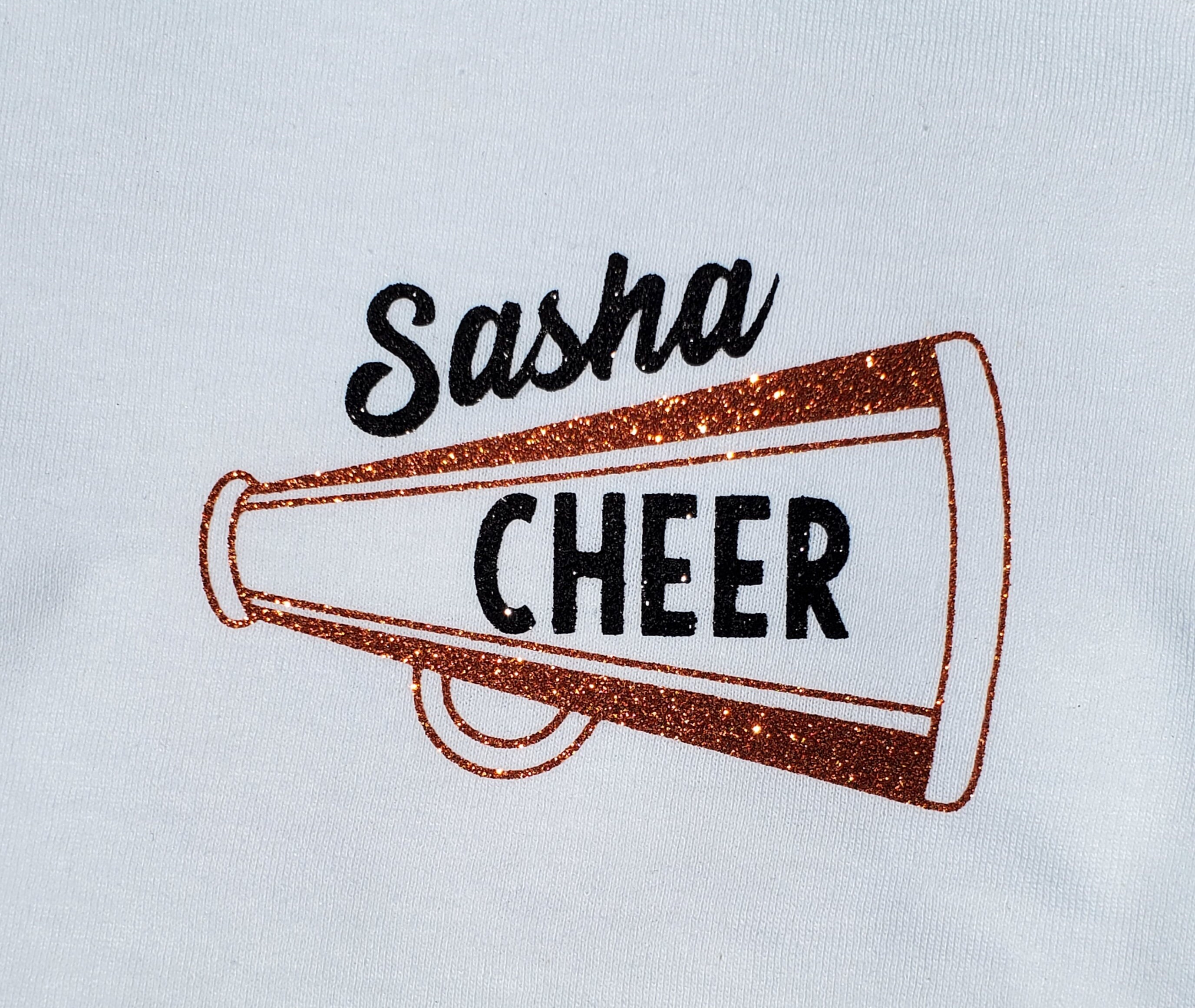 Cheer Megaphone Personalized Decal/ironon Etsy UK