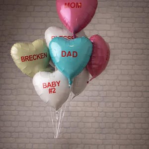 Conversation Heart Balloon