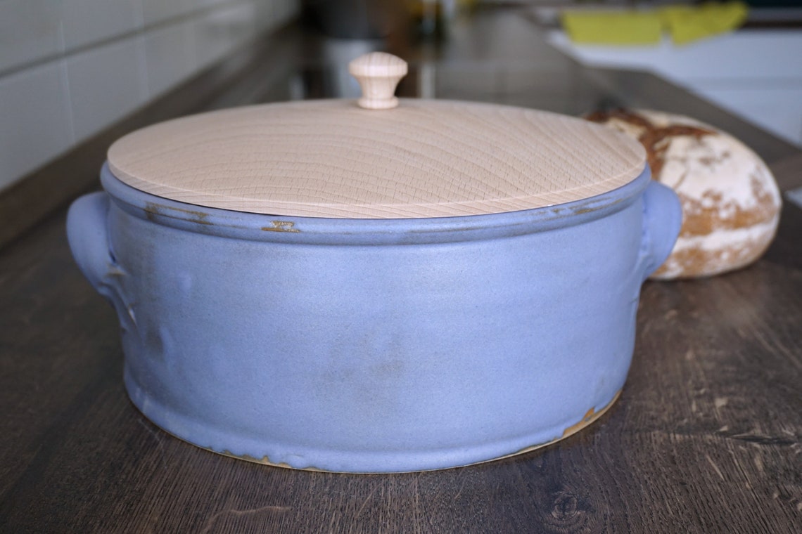 Ceramic Bread Storage Box Handmade Etsy