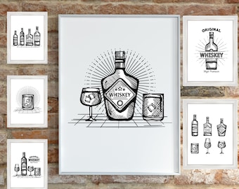 bar cart art, bar cart decor, Printable wall art, bar cart,  cocktail art, bar cart print, cocktail art print, preppy wall art,bar cart sign