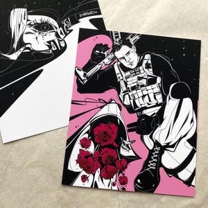 Operatorkunstprint, FPS-shooter, mat gelamineerd Soap