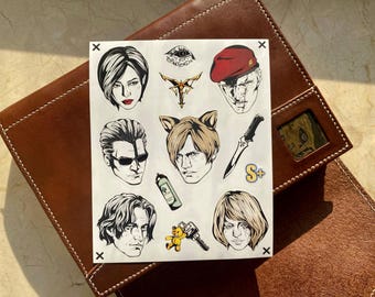 BIOHAZARD 4 FANMADE Mini Sticker Pack! バイオハザード 4 ・ミニー