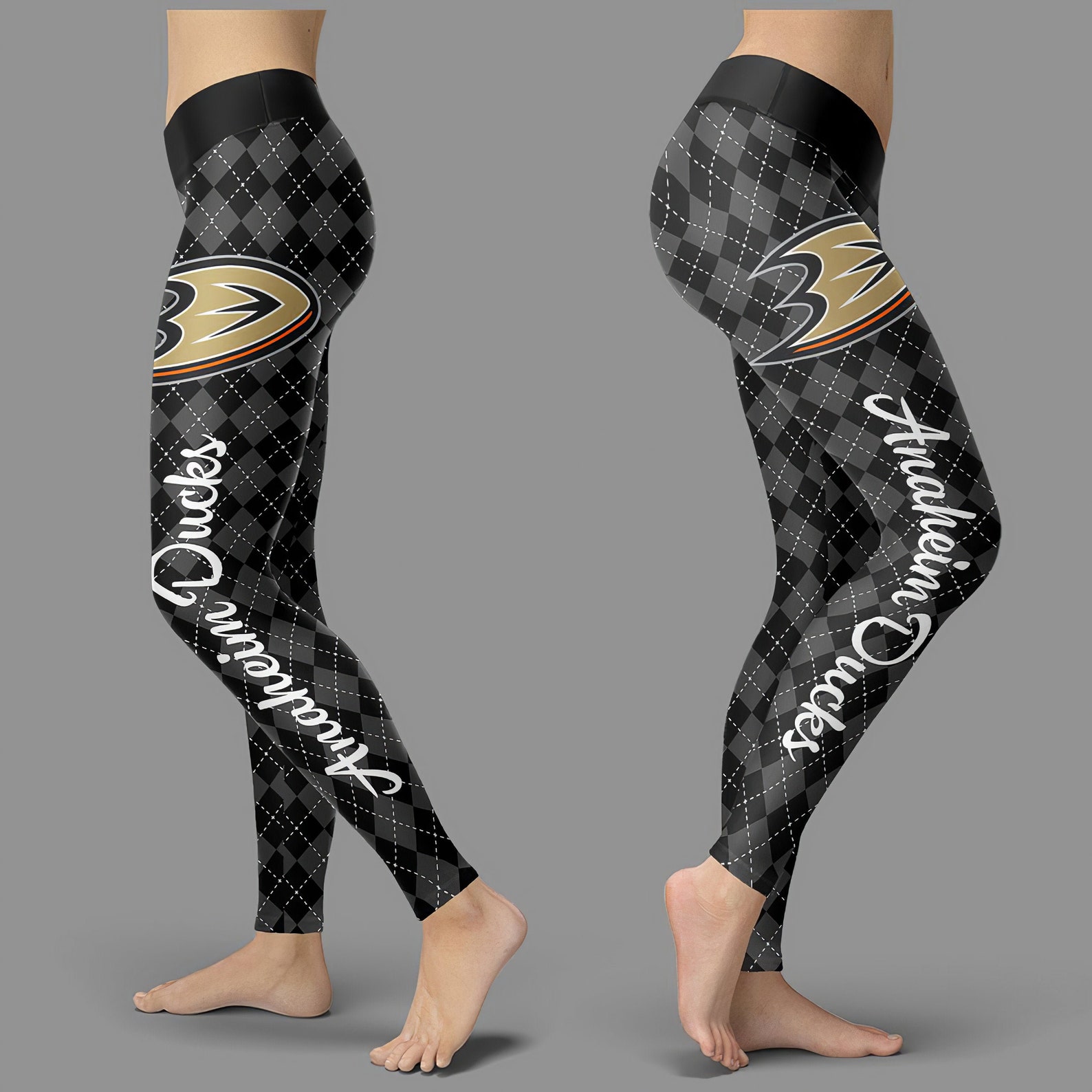 Anaheim Ducks Team Leggings Hockey Team Super weiche lange Etsy