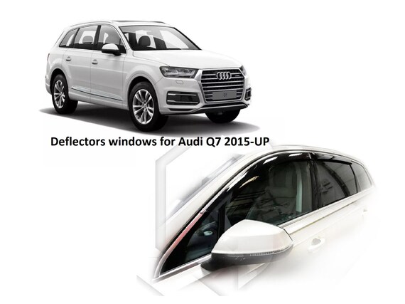 Audi Q7 2015-UP window visors sun rain 