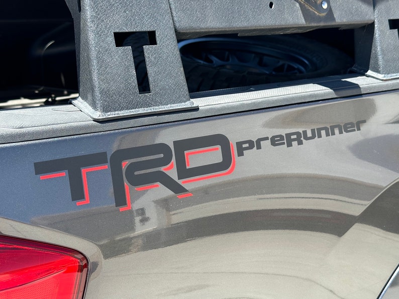 Prerunner Sticker Pair (2) TRD Prerunner Bed Decals Stickers, Fits Toyota Tacoma, Tundra ...