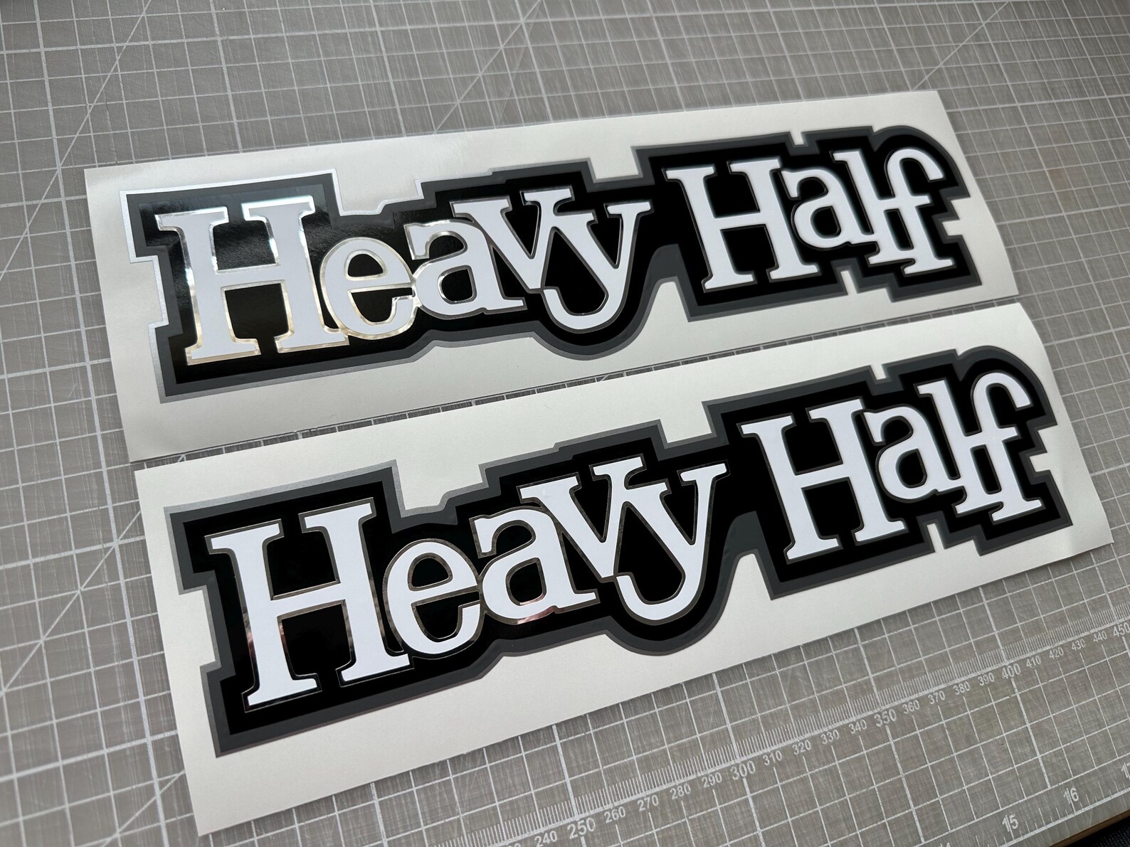 Pair of Heavy Half Replica Stickers Decals, Fits Chevrolet, Chevy, GMC ...