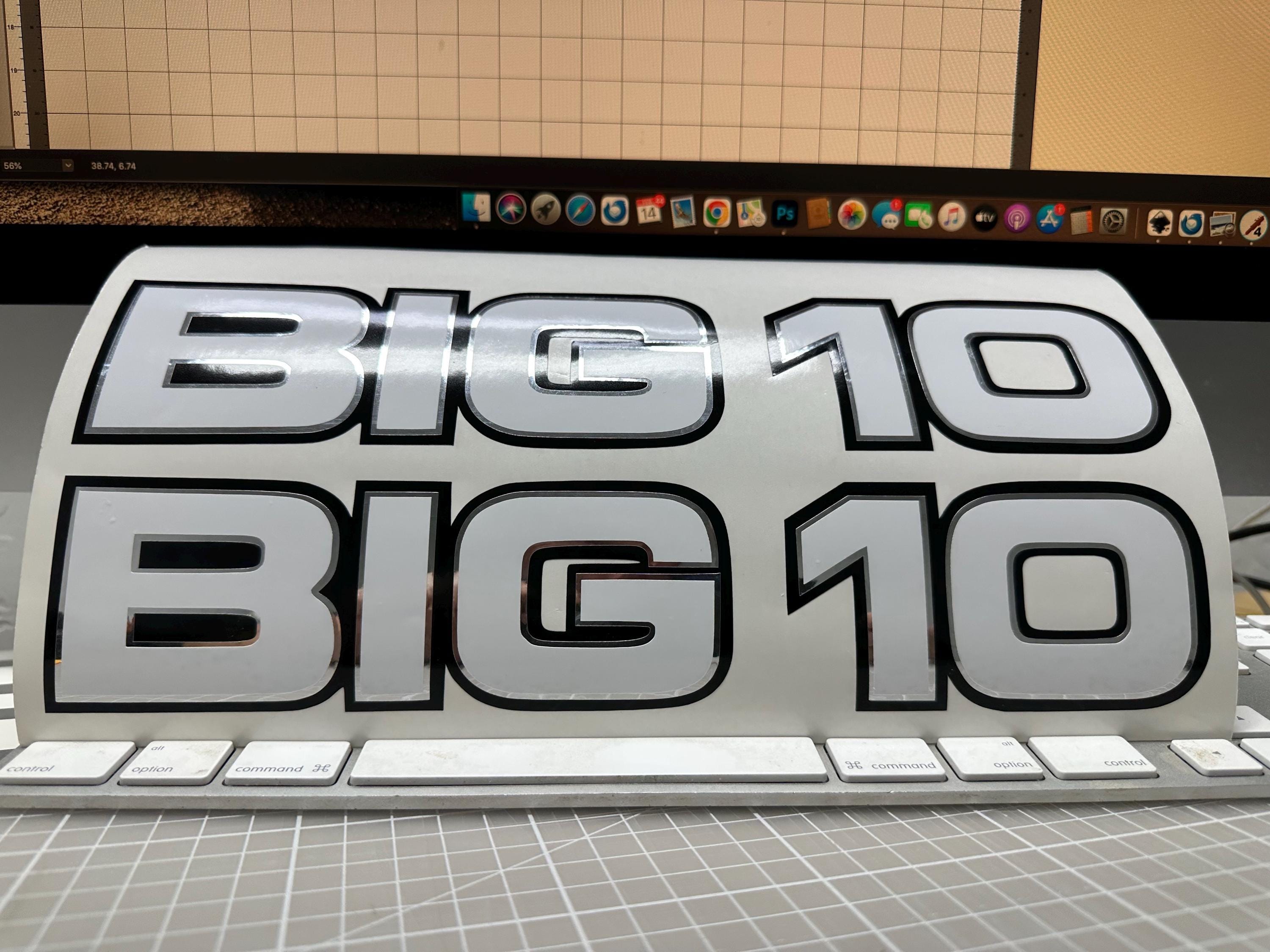 Pair of BIG 10 Stickers Decals, Fits Chevrolet, Chevy, GMC, C10 ...