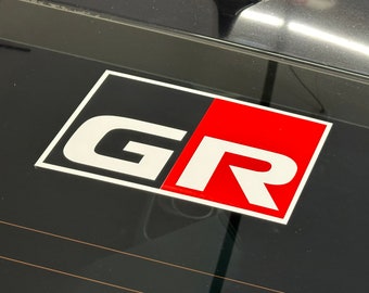 Gazoo Racing Window Decal Sticker, Fits Supra, GR86, GT86, FRS, GR Corolla