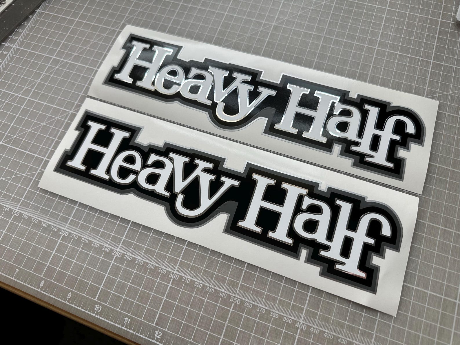 Pair of Heavy Half Replica Stickers Decals, Fits Chevrolet, Chevy, GMC ...