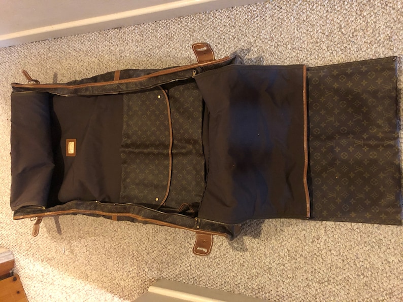 Vintage Louis Vuitton Large Folding Garment Bag Monogram Canvas