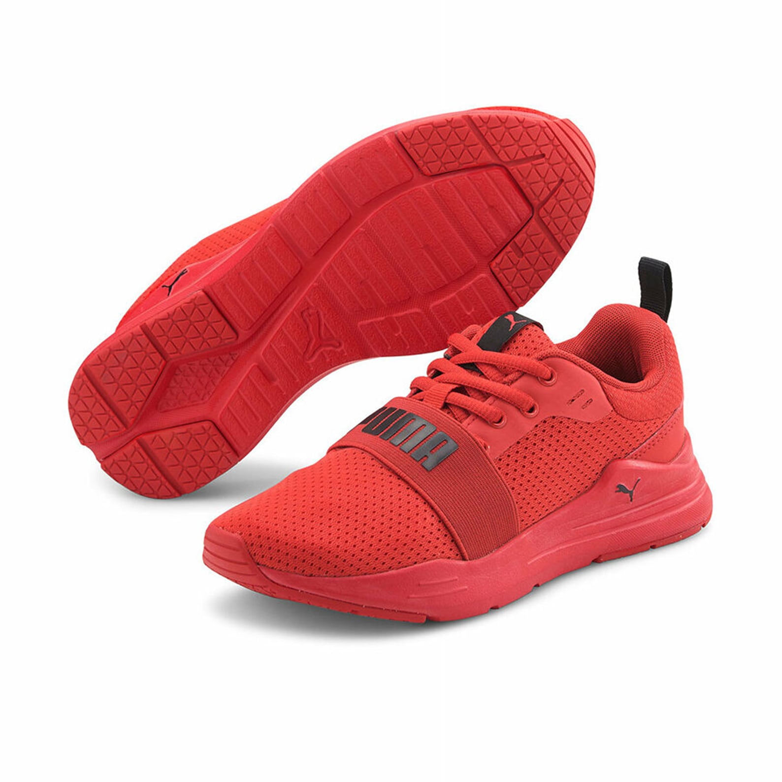 Puma WIRED RUN JR Women's Red Running Shoes Etsy