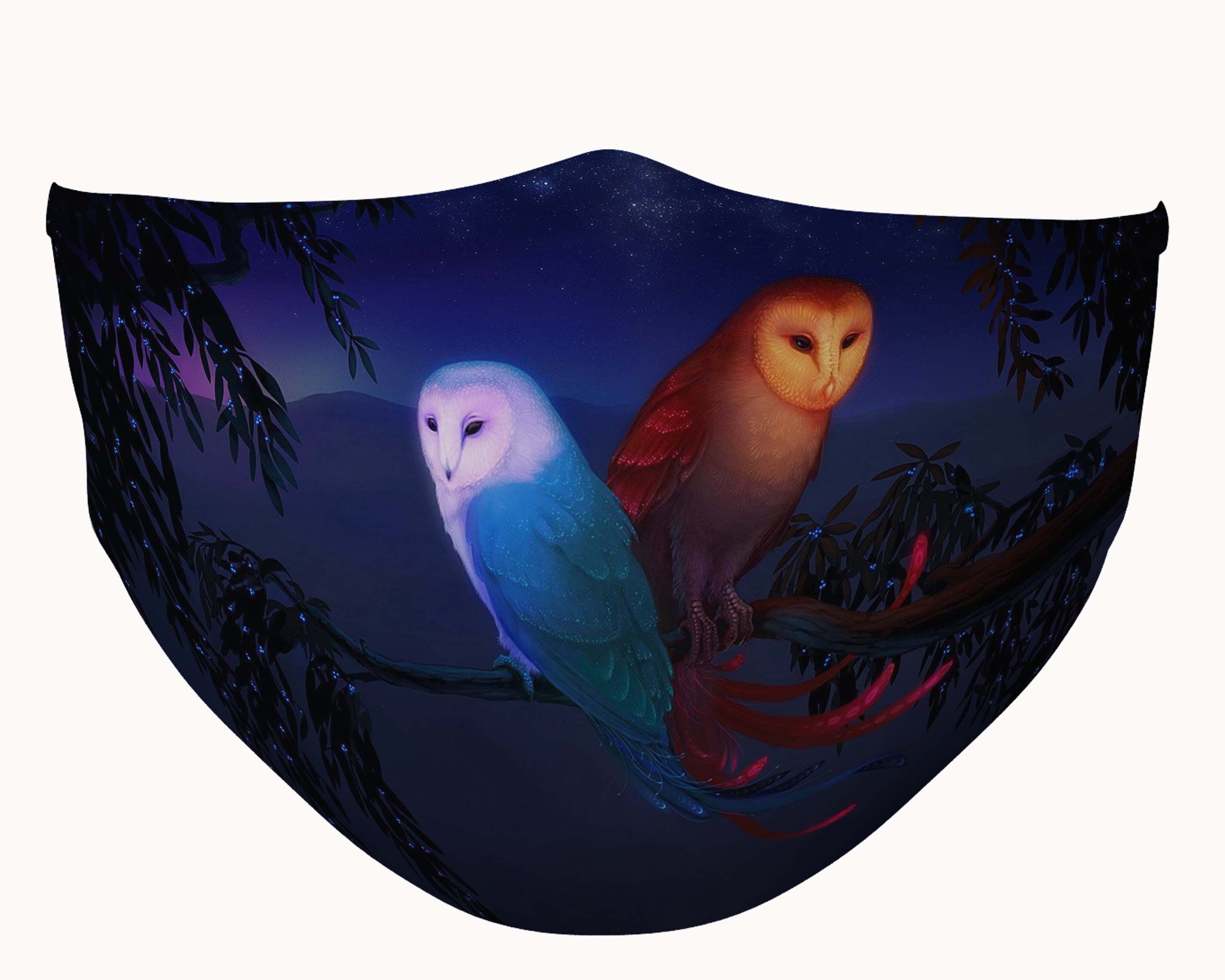 Owl face mask animal face mask Cute Owl mask for adult and Etsy