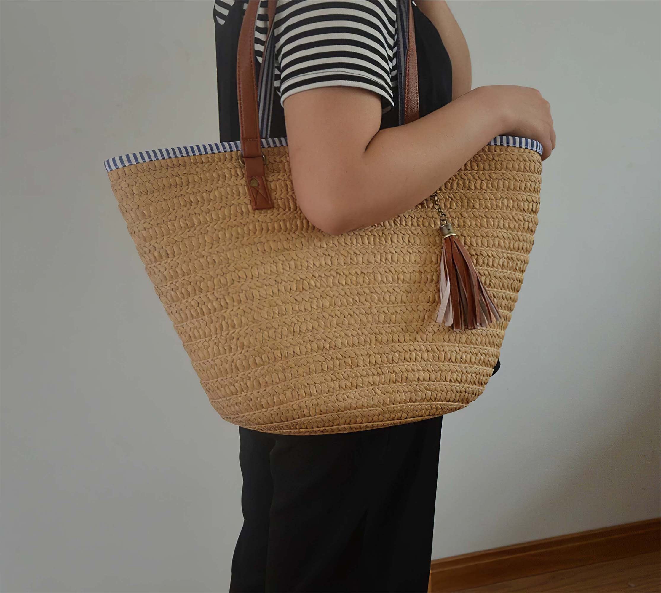 casual straw women shoulder bags handbags rattan summer beach bag large capacity casual straw women shoulder bags handbags rattan summer beach bag large capacity