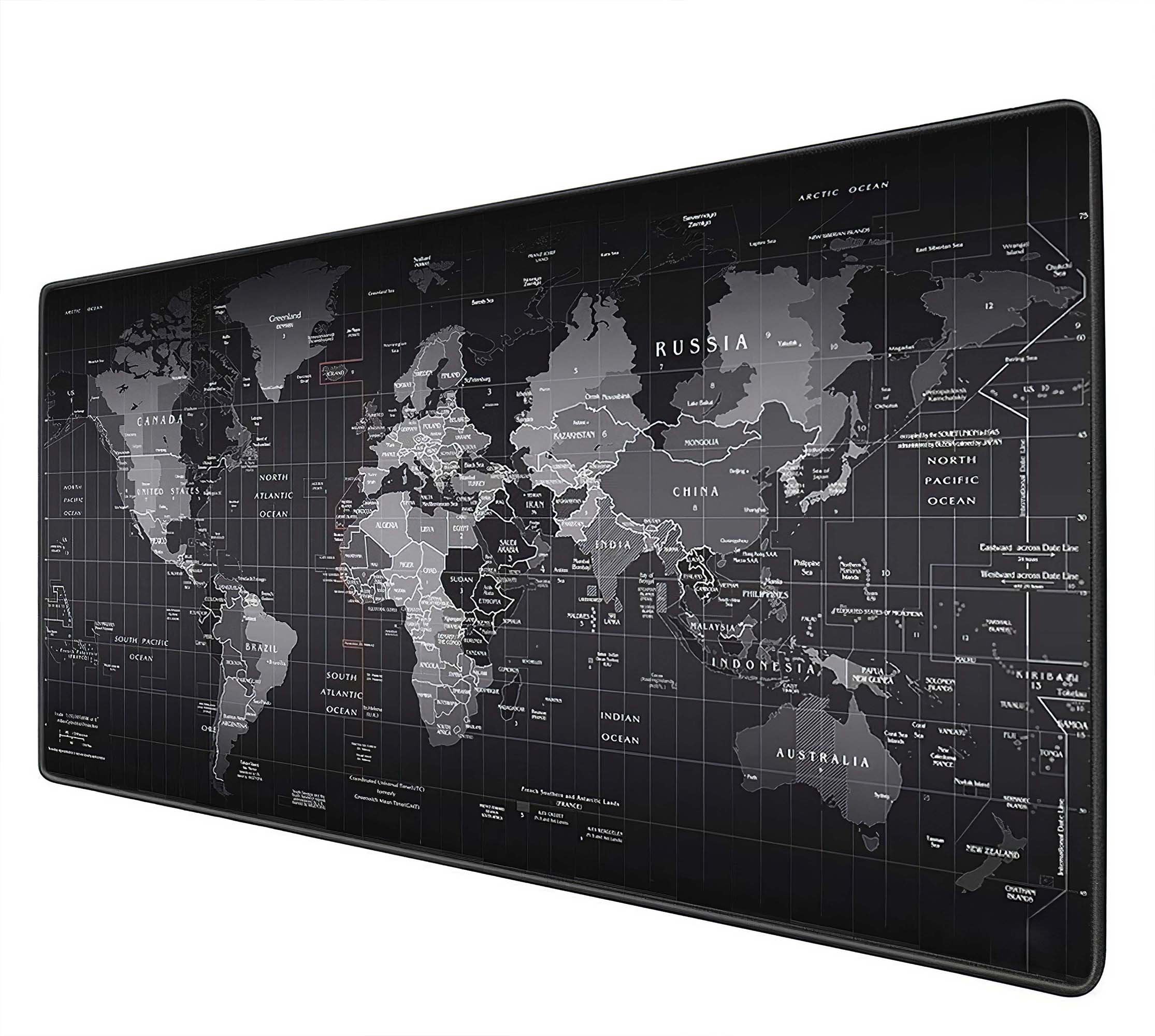 Large World Map Desk Mat 3d Big Desk Mat Non-slip Rubber Base - Etsy UK