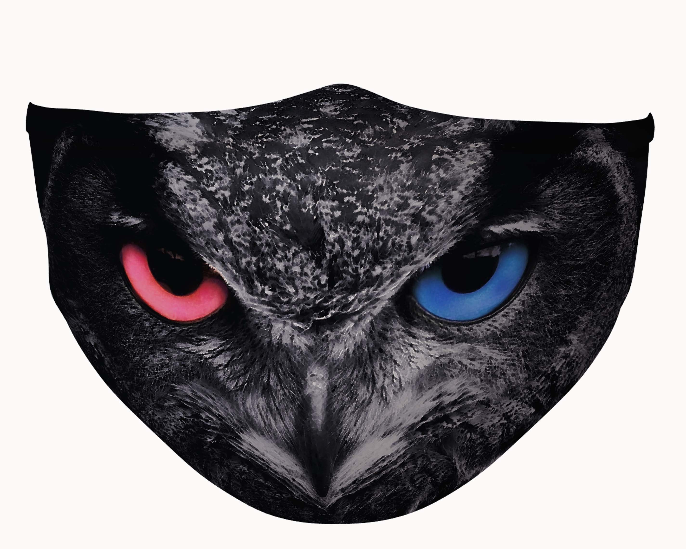 Owl face mask Washable mask animal face mask Cute Owl mask Etsy