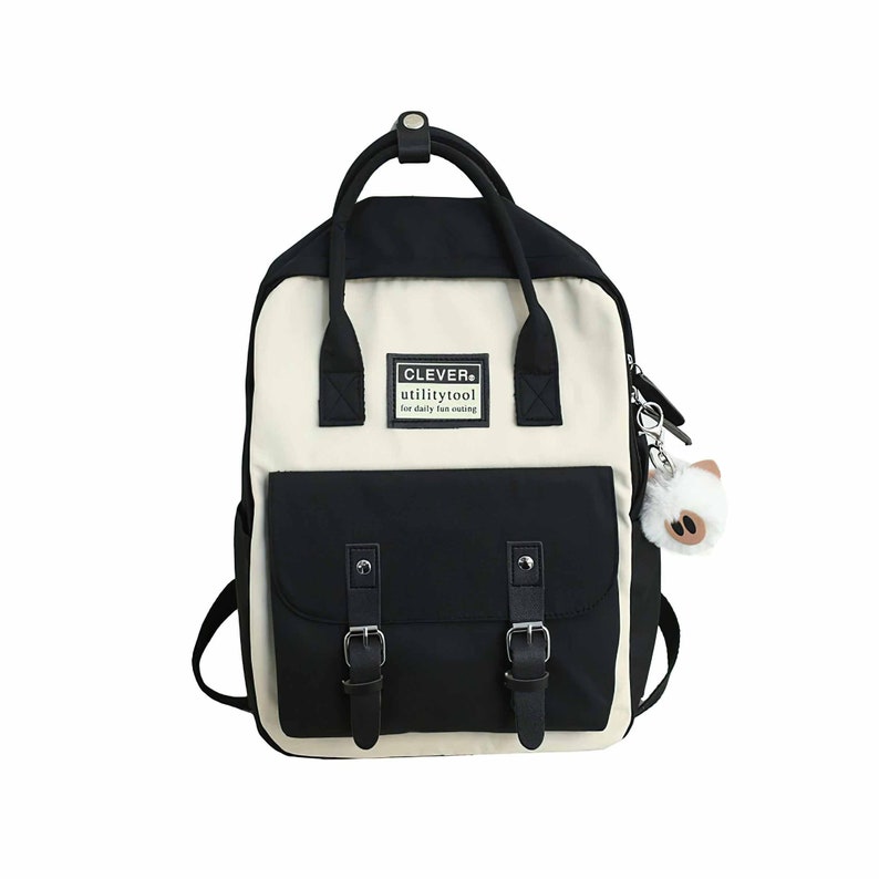 Women Nylon Backpack Candy Color Waterproof School Bags for - Etsy UK